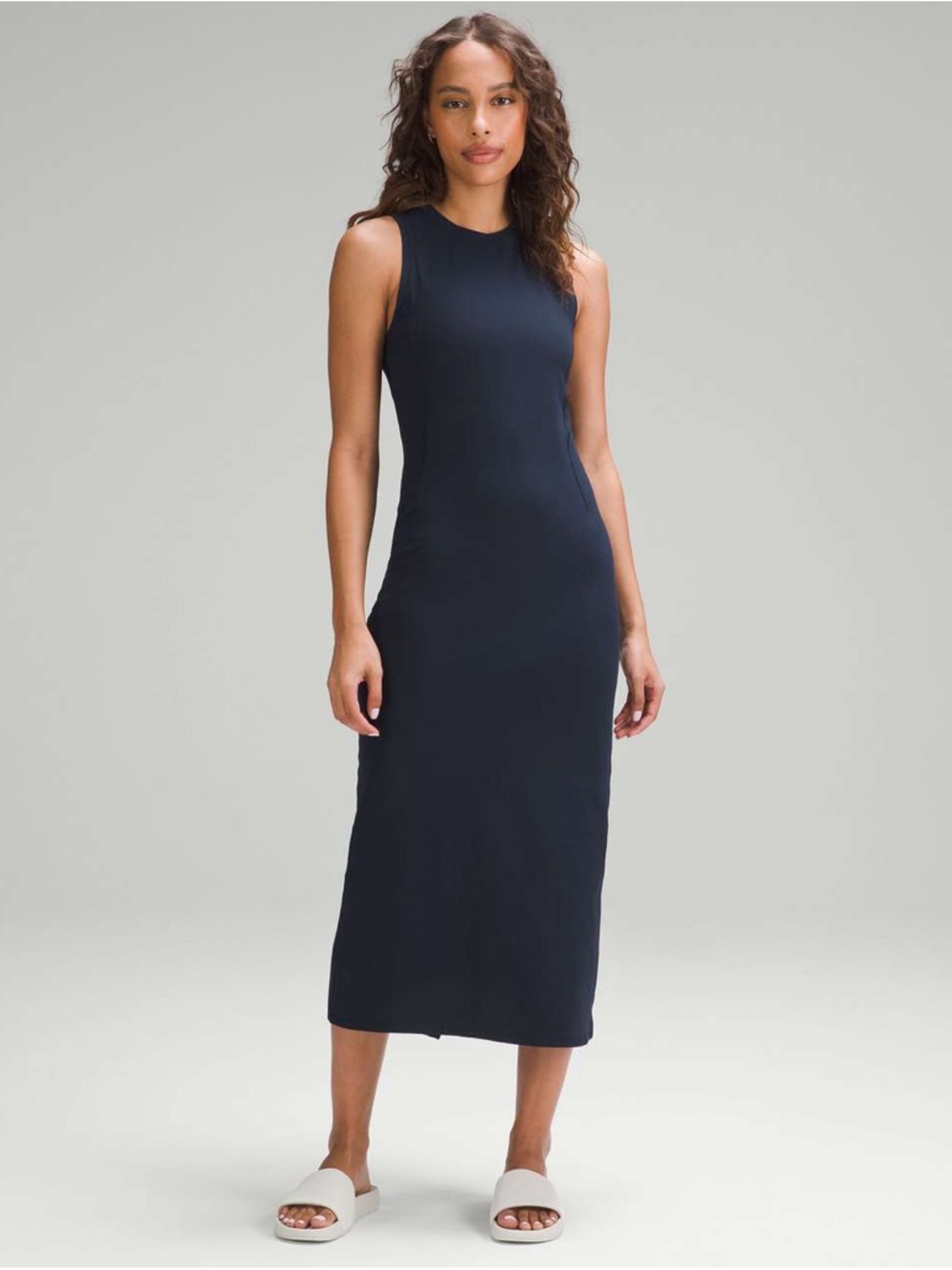 Lululemon All Aligned Ribbed Midi Dress